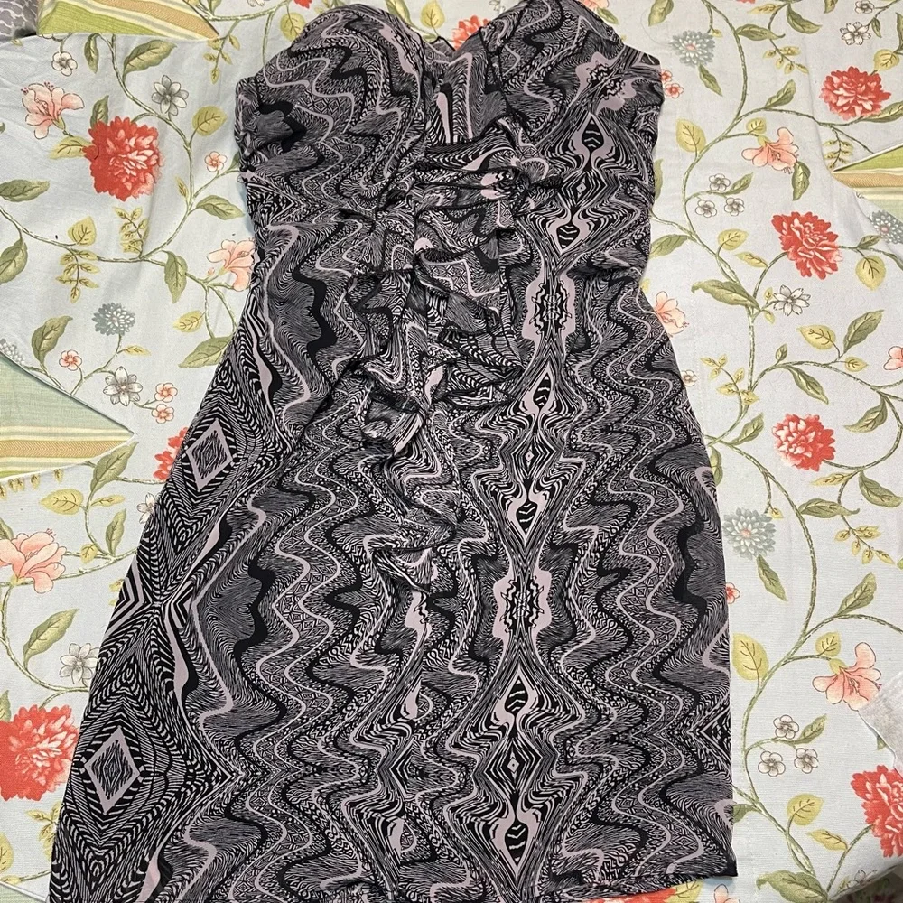Guess Ruffle Mini Dress - Picture 1 of 15